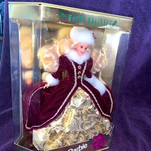 Rare vintage 1996 happy holidays Barbie
